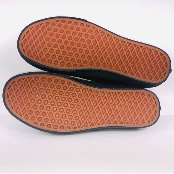 VANS Authentic Soft Leather Triple Black Sneakers - Picture 7 of 11